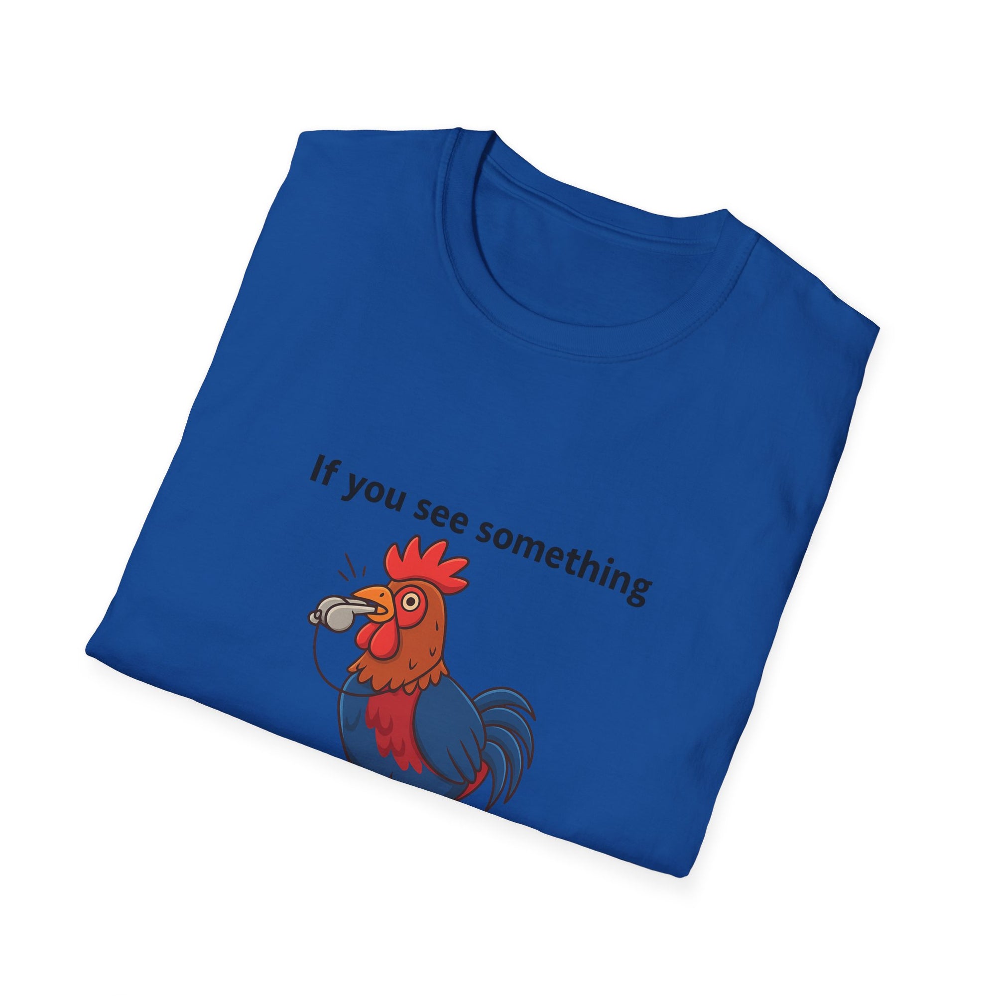 Funny Whistleblower Chicken Shirt – Farm Animal Humor Tee, Gift for Chicken Lovers, Backyard Farm Life