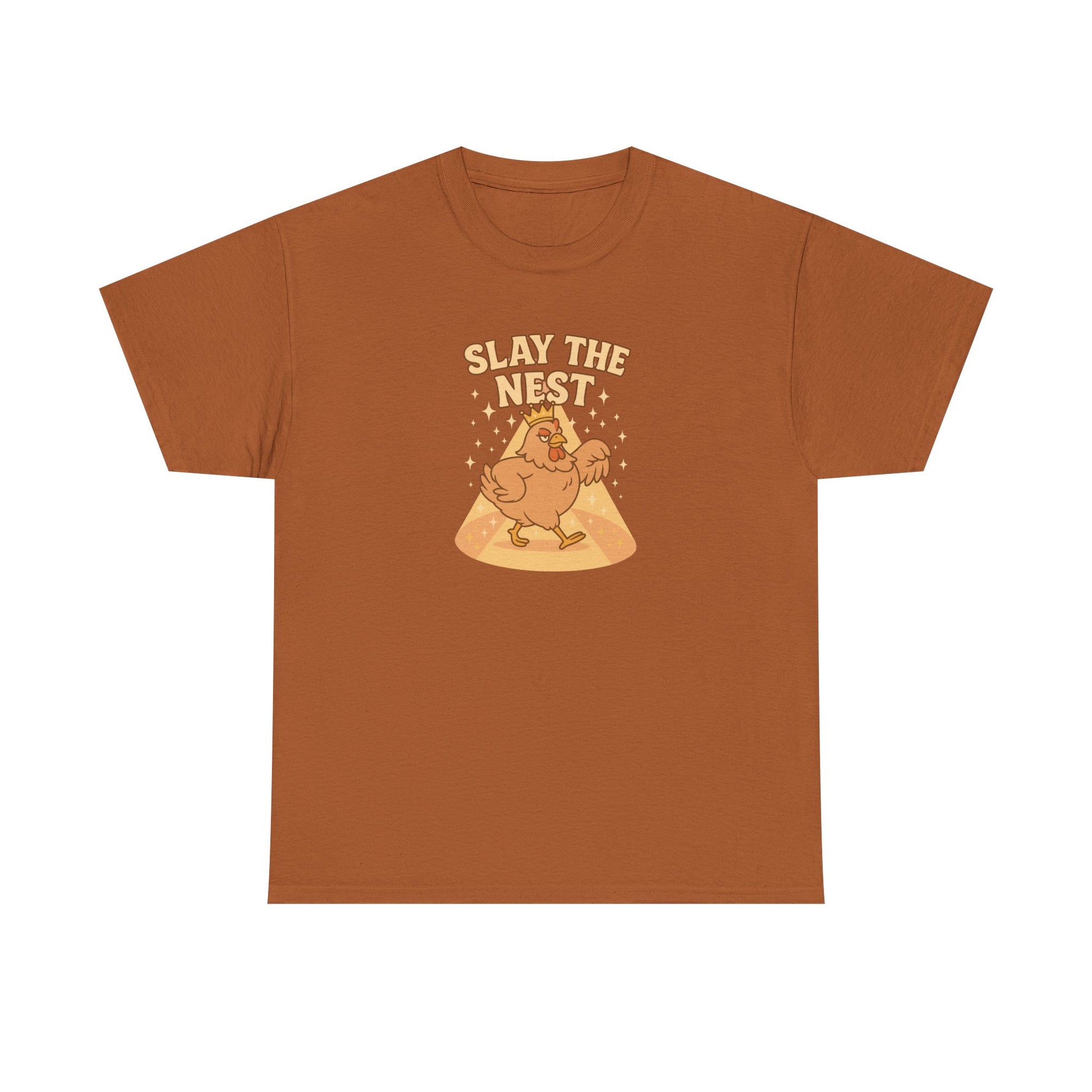 Slay the Nest Heavy Cotton Tee, Funny Graphic T-Shirt