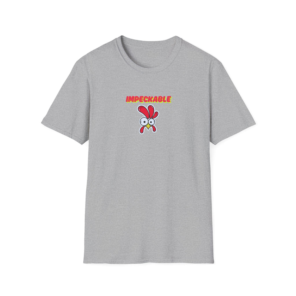 Impekcable Chicken Themed Unisex Softstyle T-Shirt