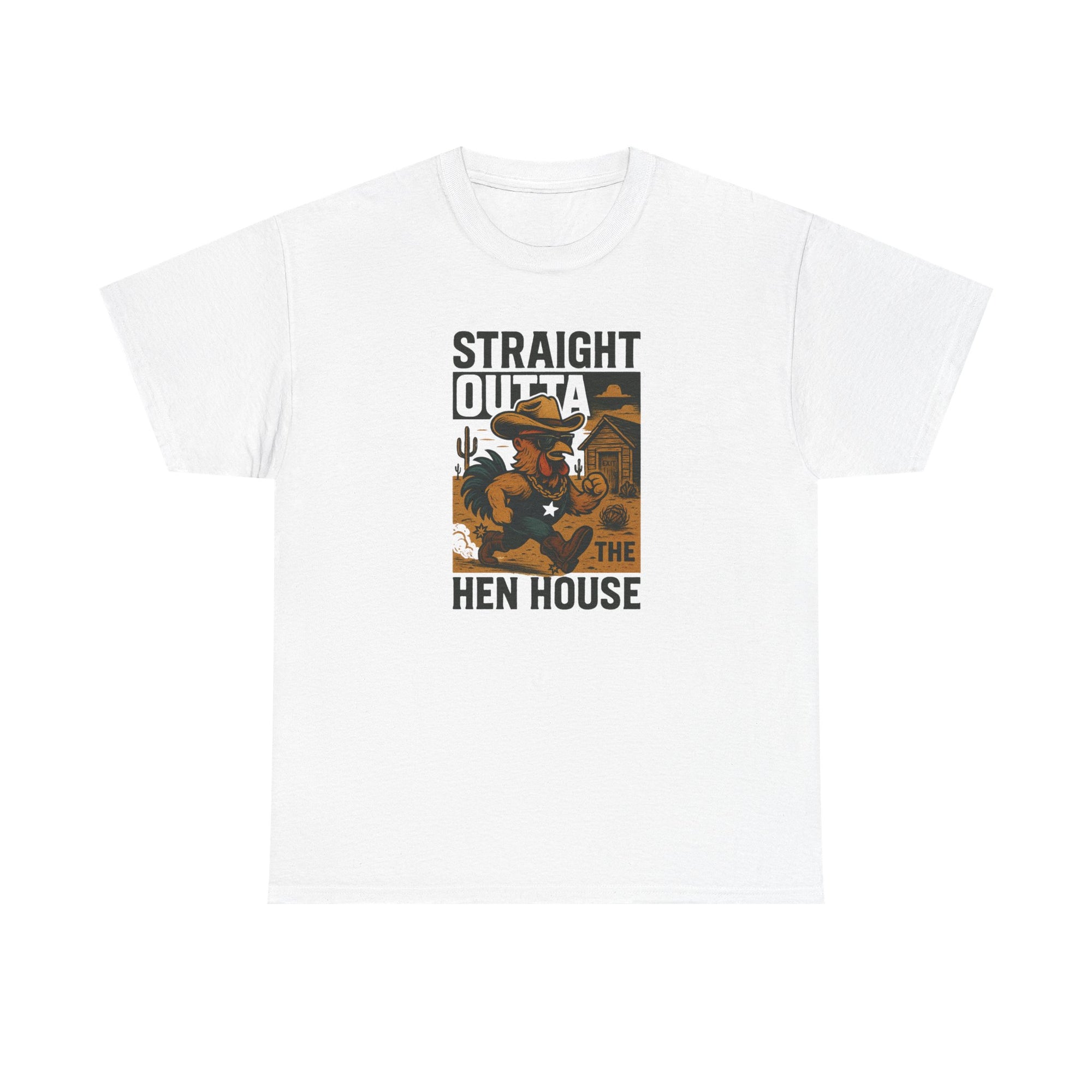 Straight Outta the Hen House Tee - Fun Graphic T-Shirt