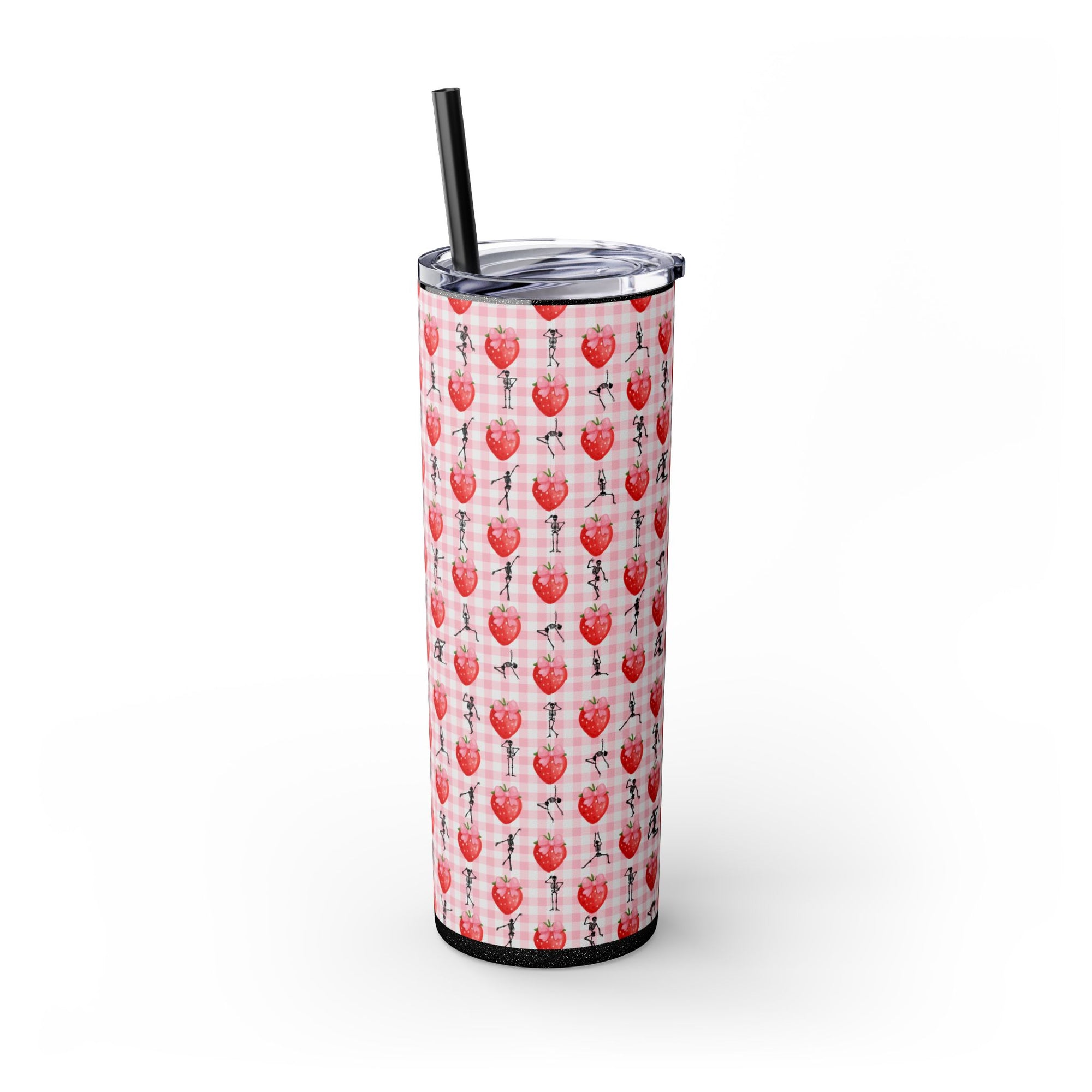 Charming Holiday Skinny Tumbler with Straw, 20oz - Perfect Gift for Parties, Home Use, Outdoor Events, Summer Picnics, or Seasonal [...]
