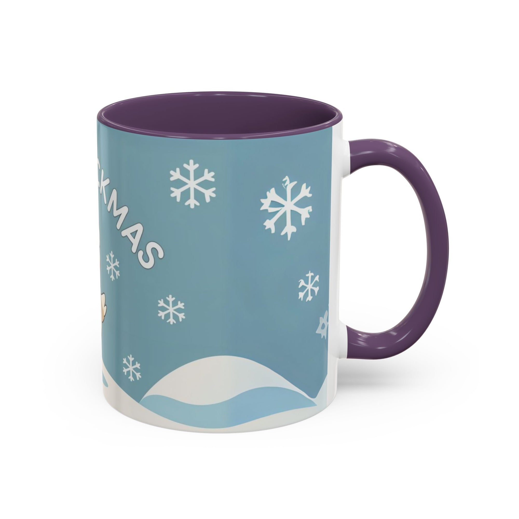 Merry Chickmas Christmas Chicken Accent Coffee Mug - Cute Holiday Gift, Festive Drinkware, Winter Celebration, Merry Chickmas, Funny Holiday Gift for Chicken Moms