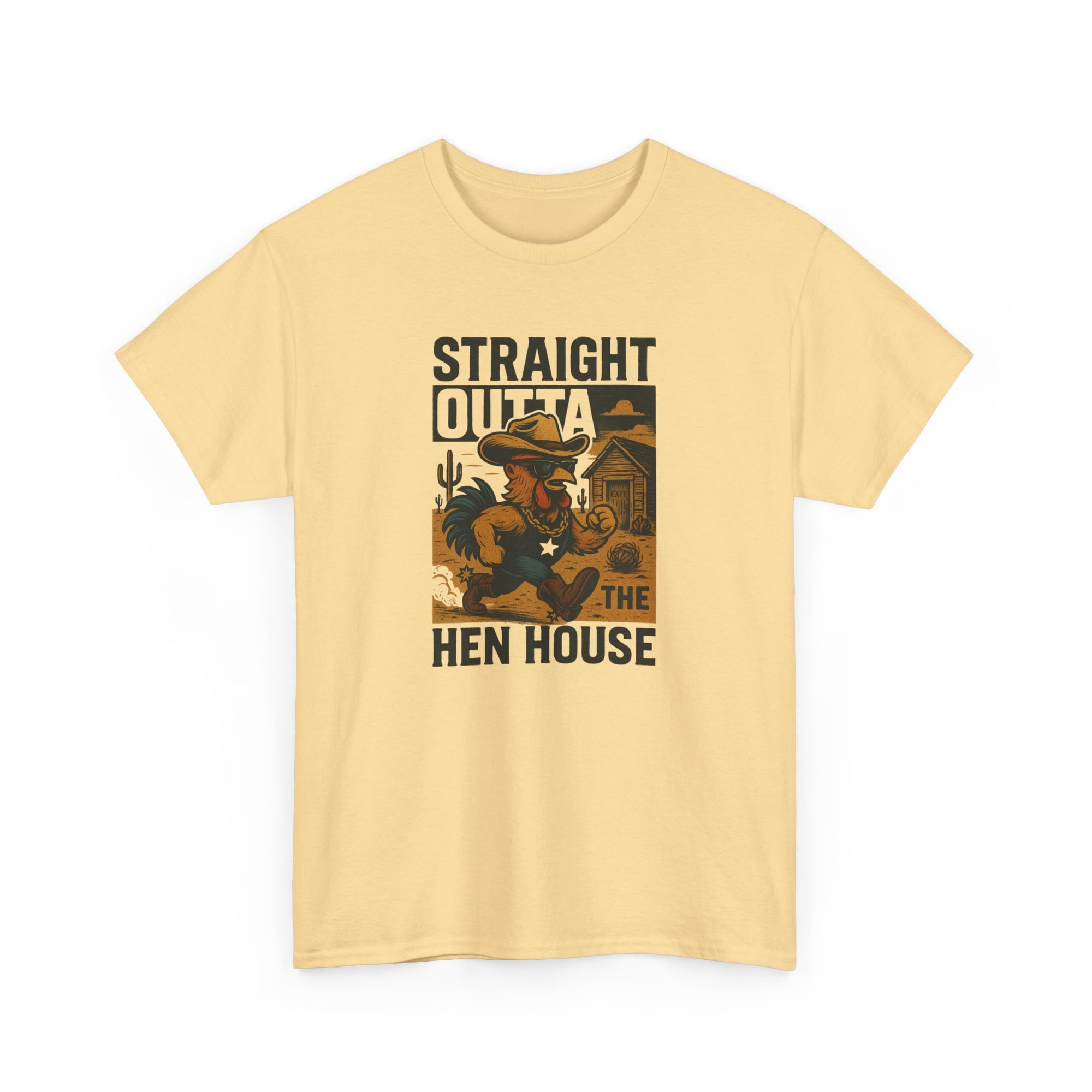 Straight Outta the Hen House Tee - Fun Graphic T-Shirt