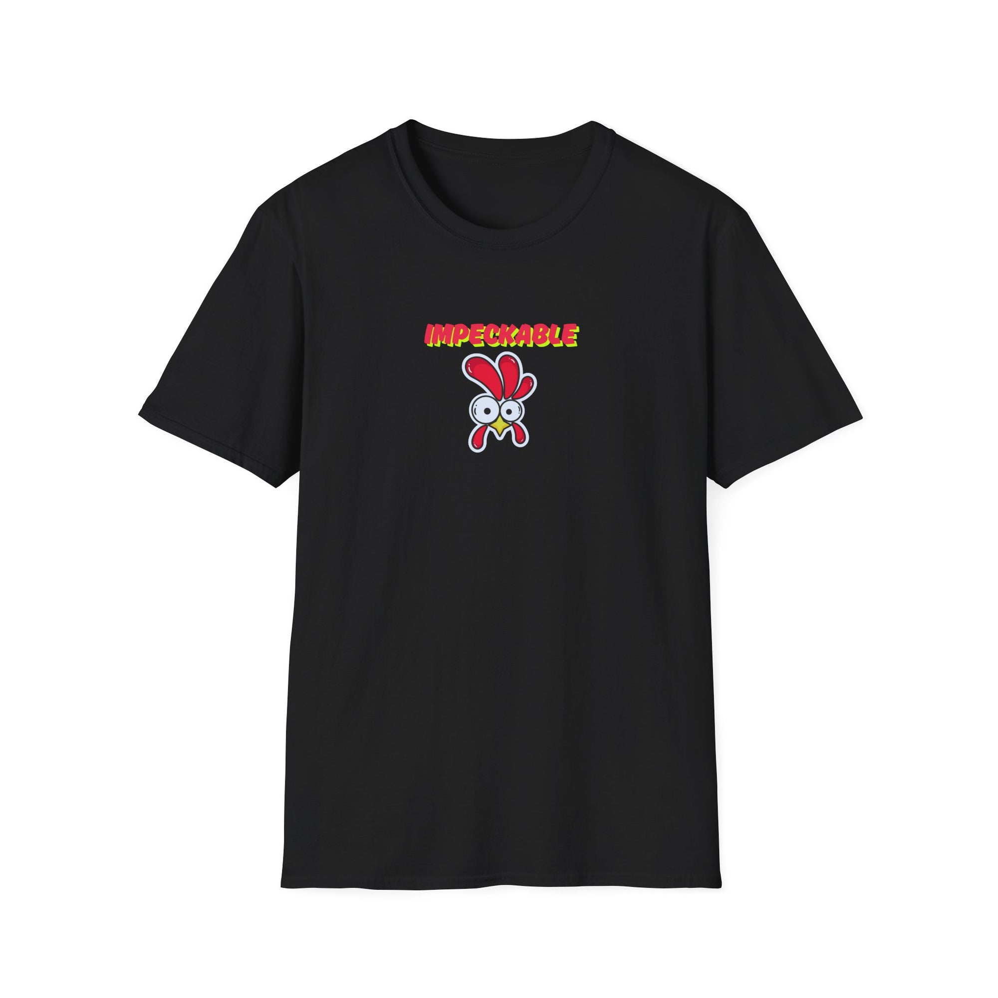 Impekcable Chicken Themed Unisex Softstyle T-Shirt