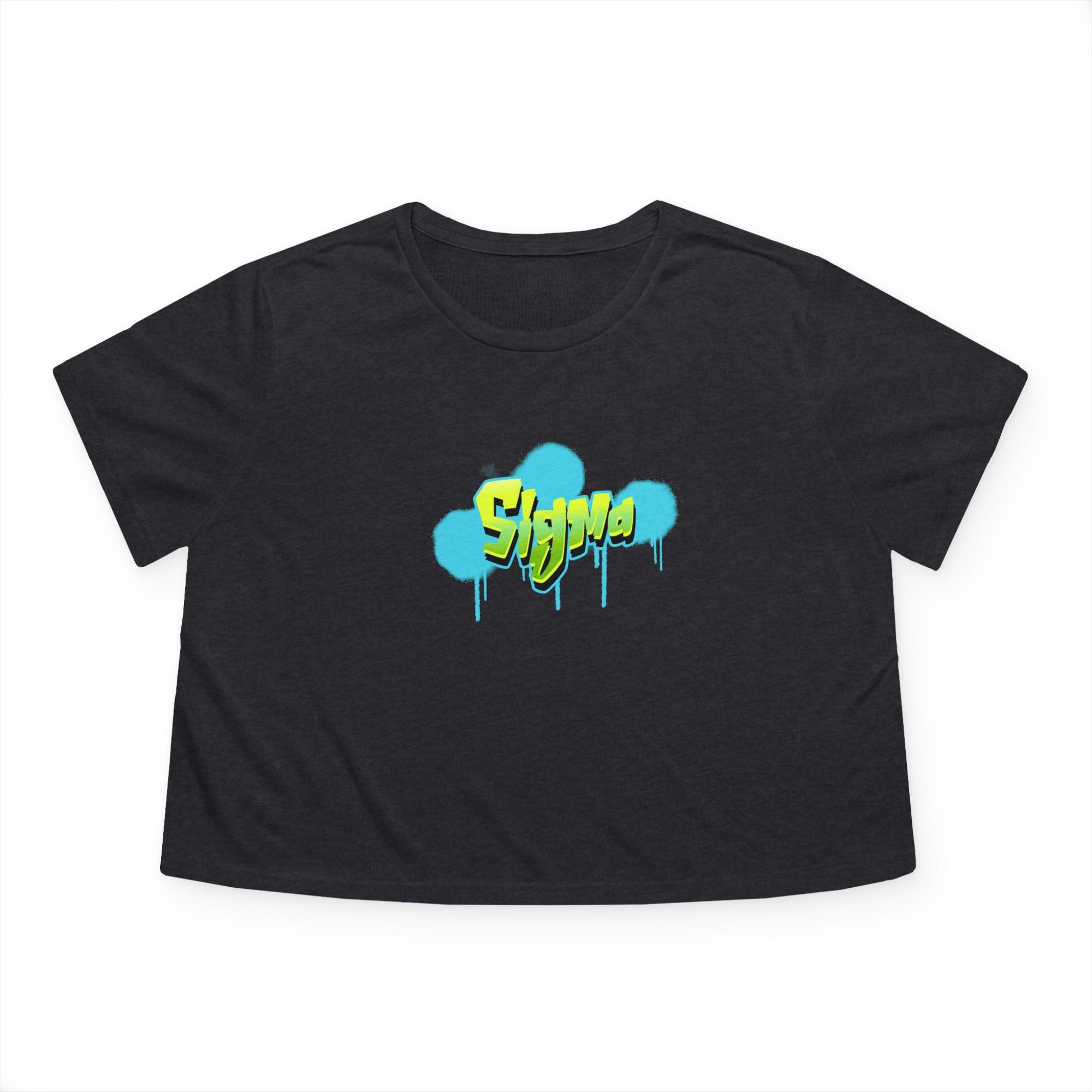 Sigma Vibrant Women's Flowy Cropped Tee