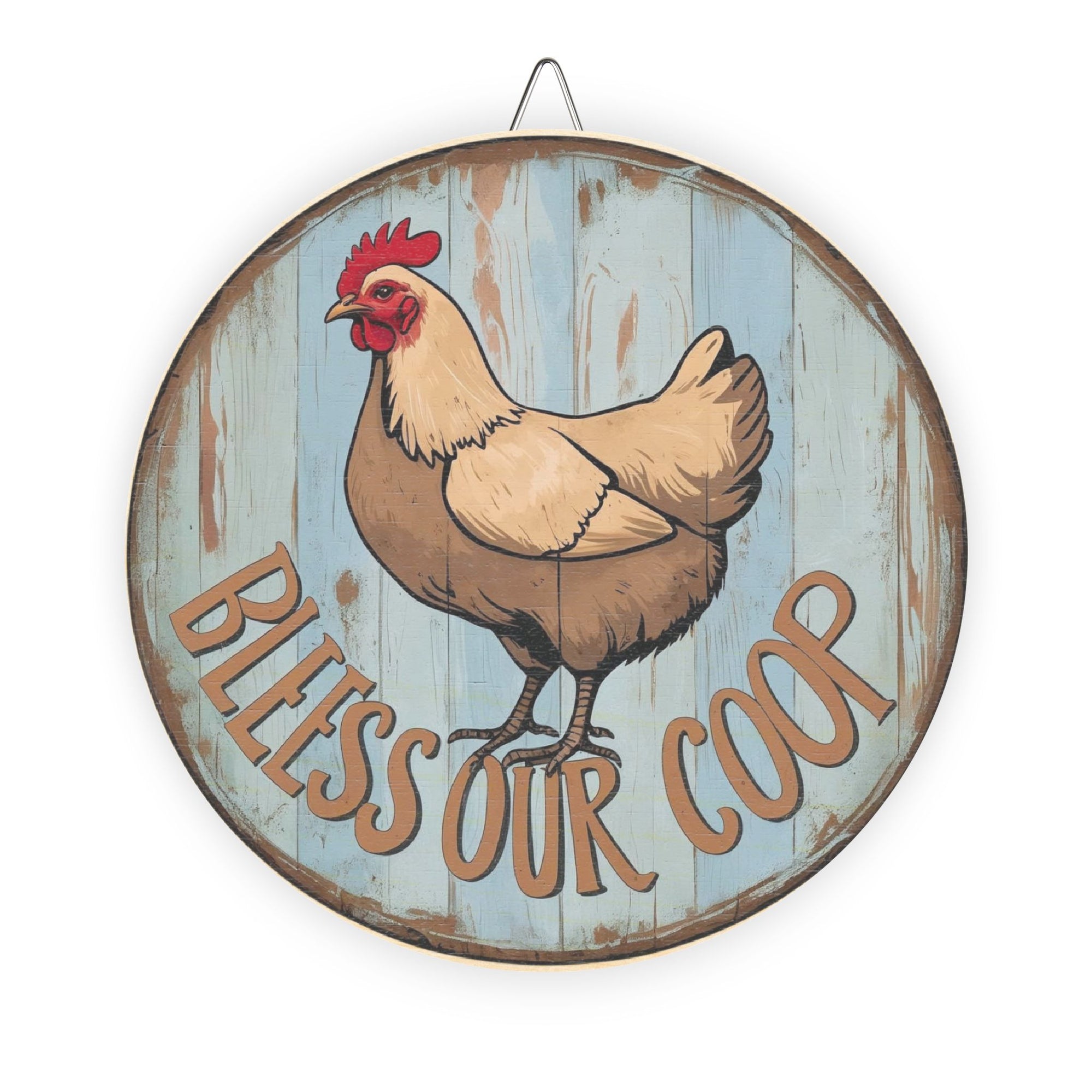 Bless Our Coop Sign – Rustic Farmhouse Wall Decor – Gift for Chicken Lovers Rustic Wood Signs, Farmhouse Decor, Kitchen Wall Art, 'Bless Our Coop' Sign, Country Style Home Decor, Gift for Chicken Lovers