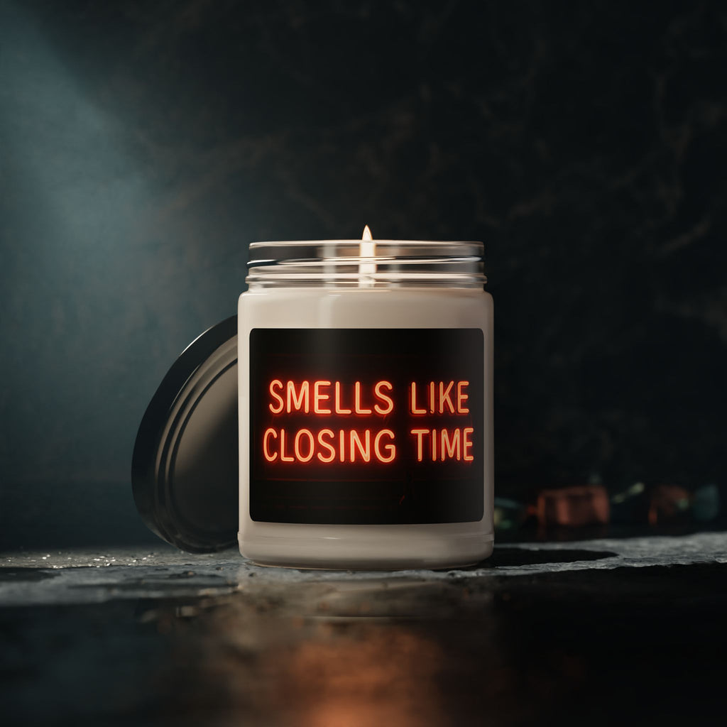 Smells Like Closing Time Soy Candle | 90s Nostalgia Gift | Semisonic Inspired Candle | Retro Funny Candle for Music Lovers