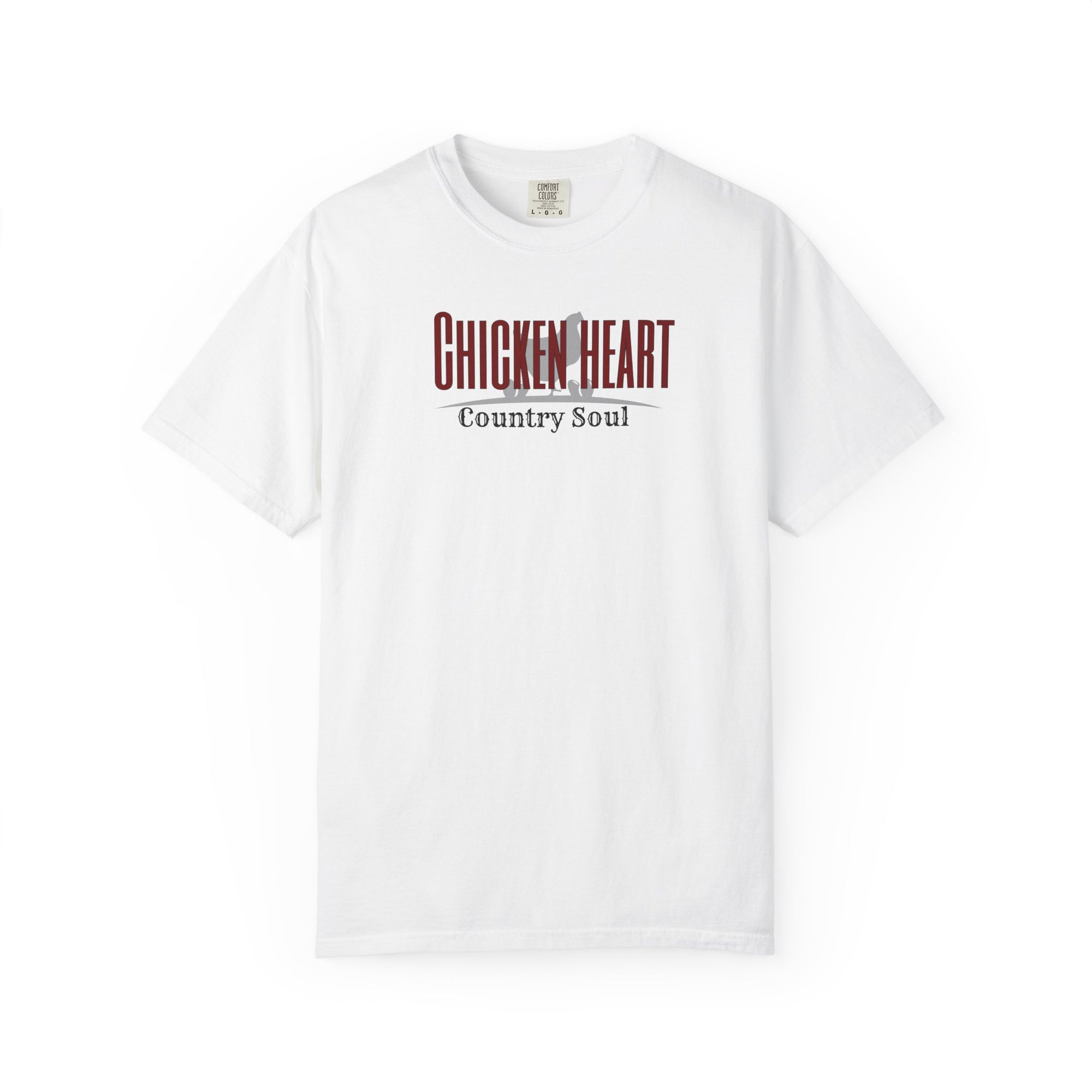 Chicken Heart Country Soul T-Shirt – Funny Chicken Lover Tee – Farmhouse Graphic Tee for Women – Country Girl Poultry Keeper Gift